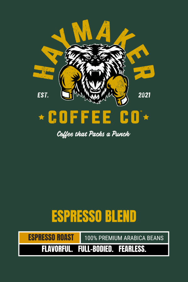 5 LBS Haymaker Espresso Blend Whole Bean 