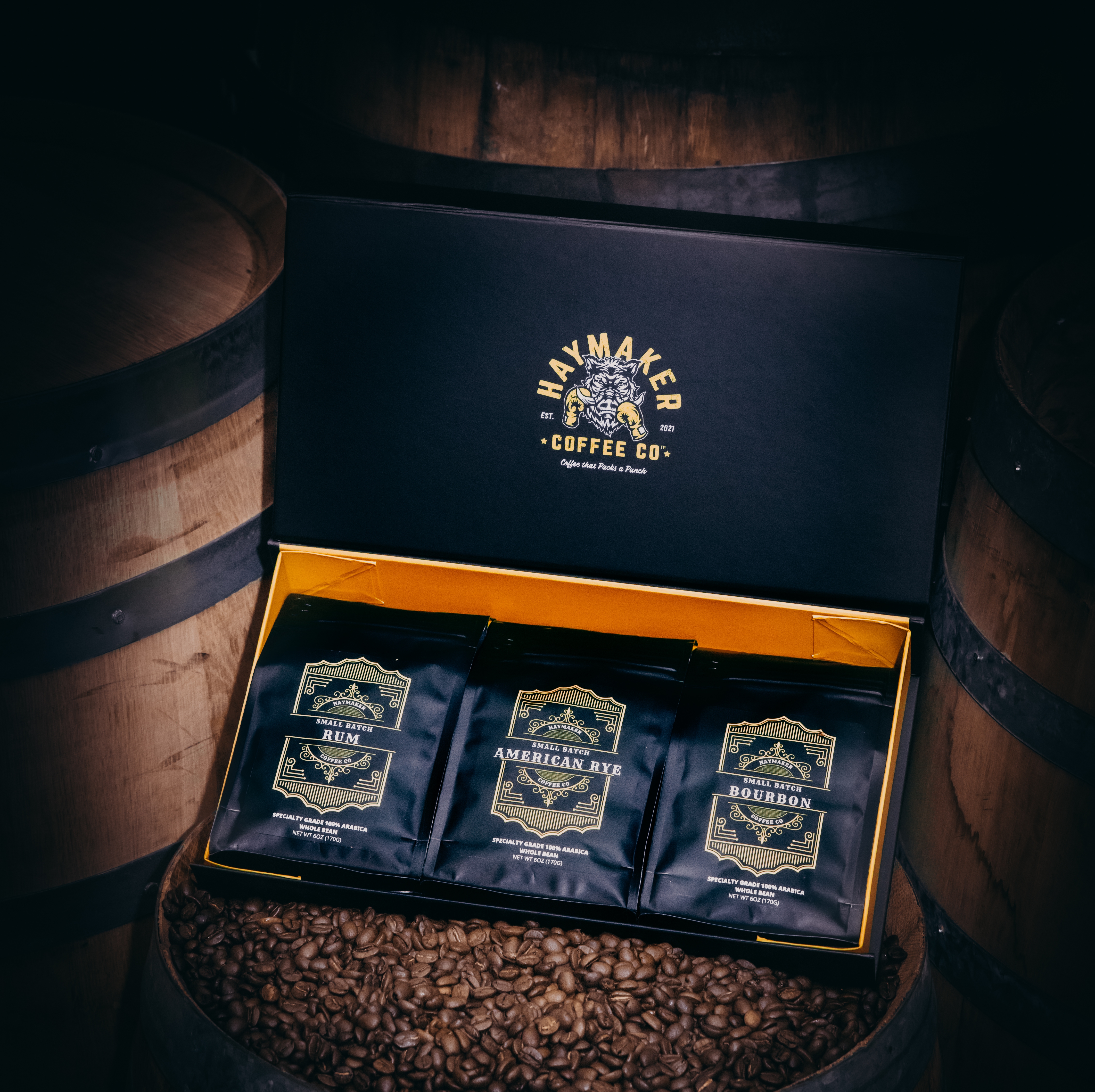 Handcrafted Barrel Aged Coffee Set 