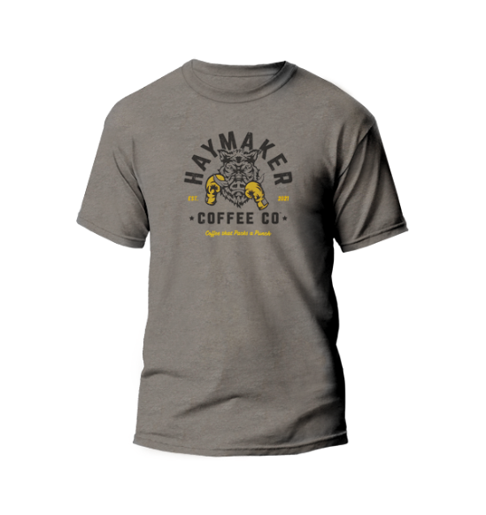 Vintage Gray Haymaker Logo Shirt - APP-TEE-05-GRA-XS