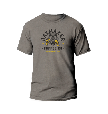 Vintage Gray Haymaker Logo Shirt - APP-TEE-05-GRA-XS